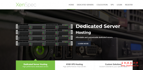 XenSpec：$2/月/1GB内存/10GB SSD空间/不限流量/10Gbps端口/KVM/洛杉矶/芝加哥