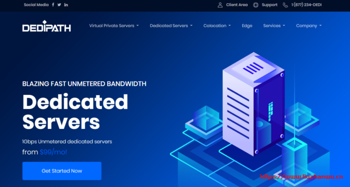 DediPath：$55/月/E3-1240v2/16GB内存/4TB硬盘/不限流量/1Gbps带宽/DDOS/洛杉矶